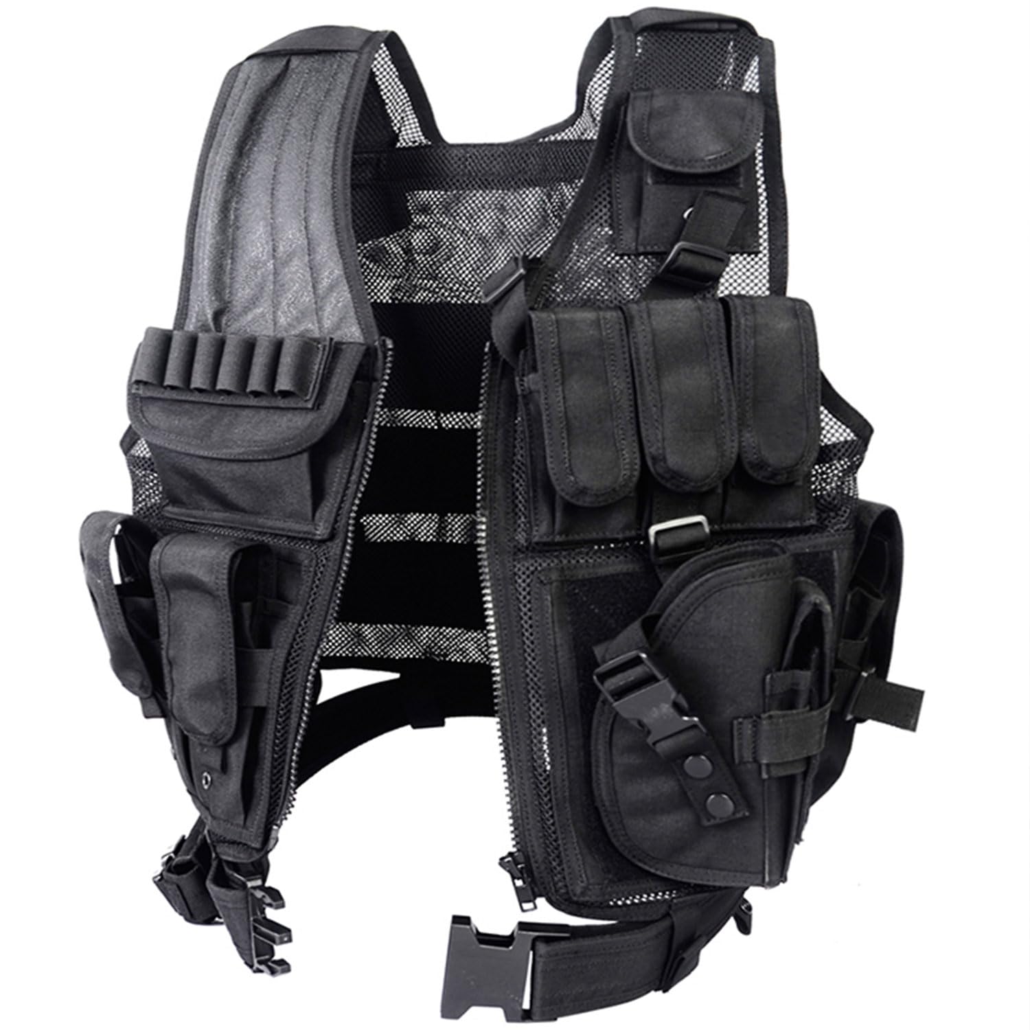 vAv YAKEDA Tactical Vest Outdoor Breathable CS game Airsoft Vest Adjustable for Adults-image-10