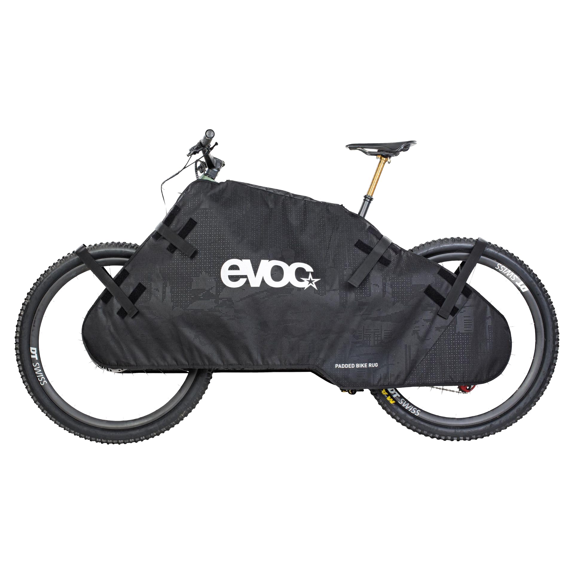 EVOC PADDED BIKE RUG ochrona do transportu roweru, przekładka (wyściełany pokrowiec na rower, ochrona ramy roweru, torba na koła do różnych typów rowerów), czarny