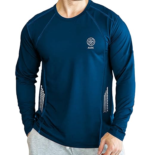 AUSK Men Tshirt || Mens Full Sleeve Sports Regular Fit T-Shirts (Color-)