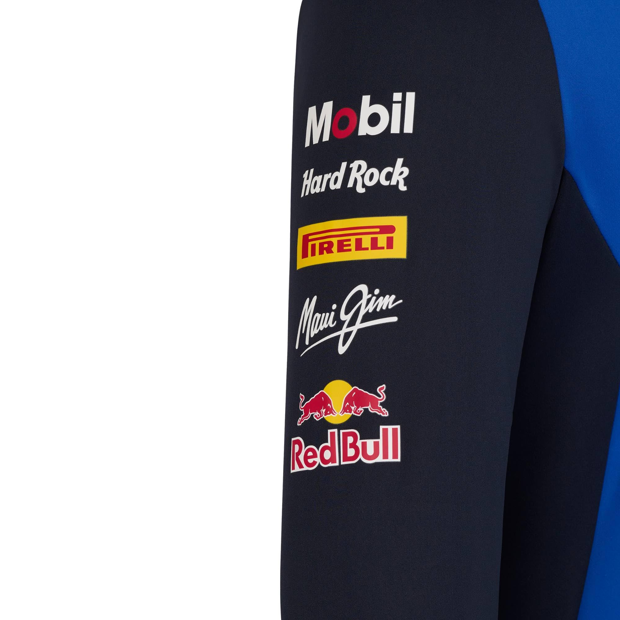 Red Bull ENERGY WEAR Oracle RB Racing Team Half-Zip Sweatshirt Blau | Offizieller Formel 1 Fanartikel - 100% Polyester