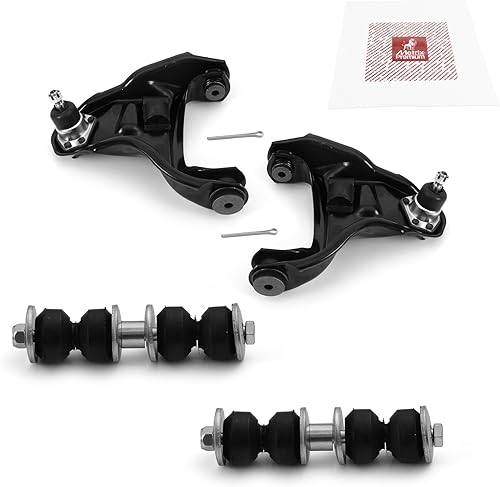 Miniatura 10 de Metrix Premium Chassis Parts - 4 piezas de brazo de control delantero inferior y barra estabilizadora delantera estabilizador final kit para