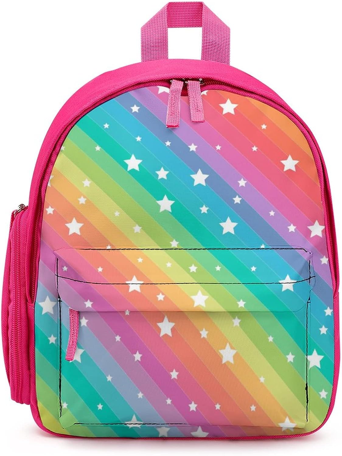 Mochila Escolar para la Vuelta al Cole Pequeña Bolsa para la Escuela Niña Niño Mochila Casual para Infantil Estrellas Arcoiris