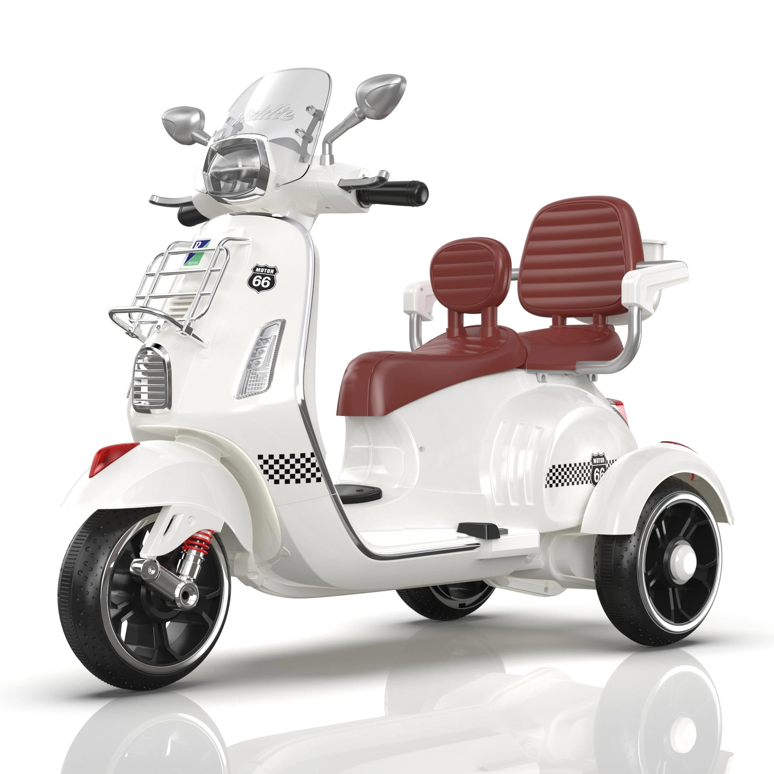 JN Creations Dual Seater 12V 3-Wheel Battery Operated HLW-8188