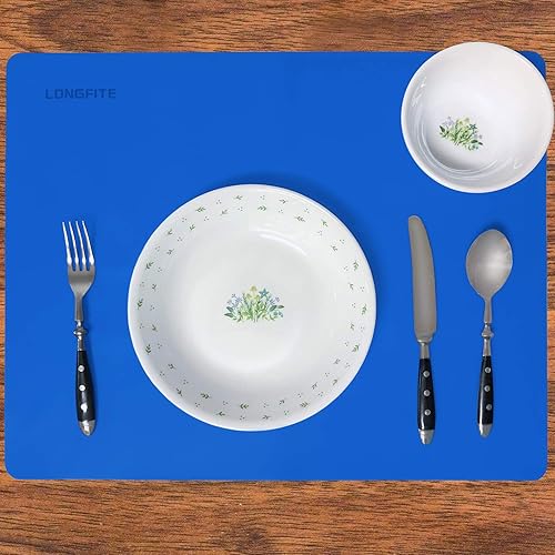 Miniatura 5 de LONGFITE Alfombrilla grande de silicona para mostrador de 19.68x15.74 pulgadas, mantel de mesa multiusos, protector de encimera, alfombrilla para