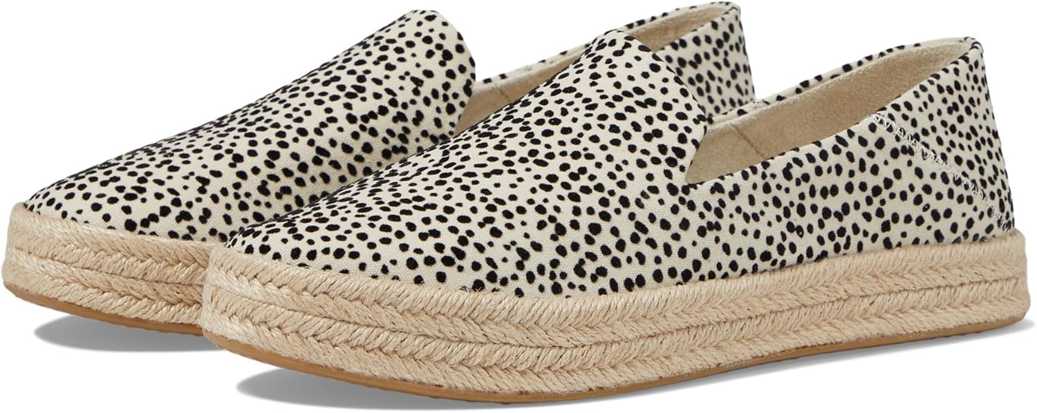 TOMS Carolina Flocked Mini Cheetah 11 B (M)