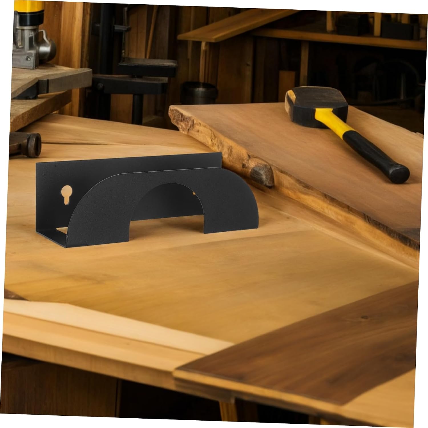 Metal Bracket for Angle Grinder Polishing Machines Sturdy Tool Storage Rack for Garage Workspace Workbench Organization