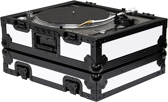 Odyssey DESIGNER DJTM Universal Shadow Trim White Turntable Flight Case