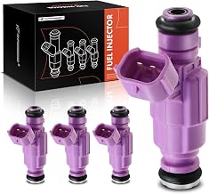 A-Premium Fuel Injectors Compatible with Hyundai Accent 2006-2011 & Kia Rio Rio5 2009-2010 1.6L, Gas, Set of 4, Replace# 3531037170