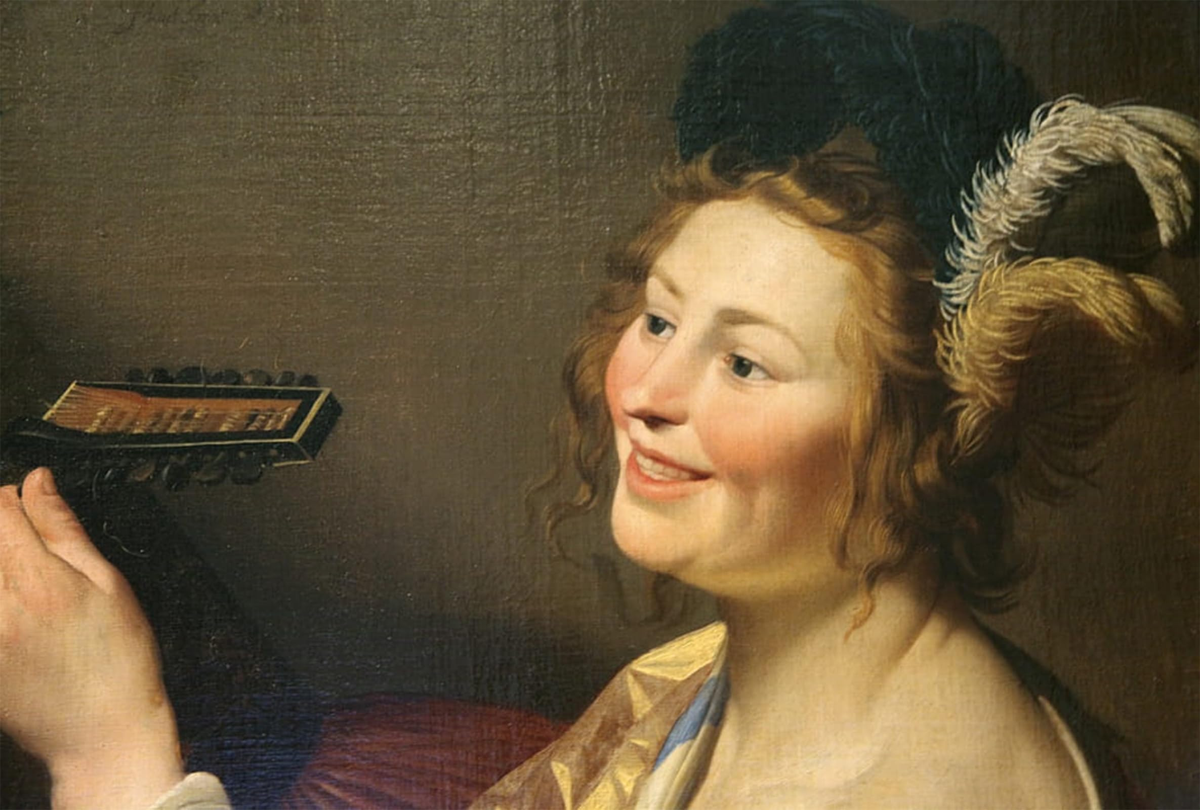 POSTERIIk Famous Animal Posters Vintage Picture Lute Player by Gerrit Van Honthorst Modern Wall Decor for Home Decor 60x90cm