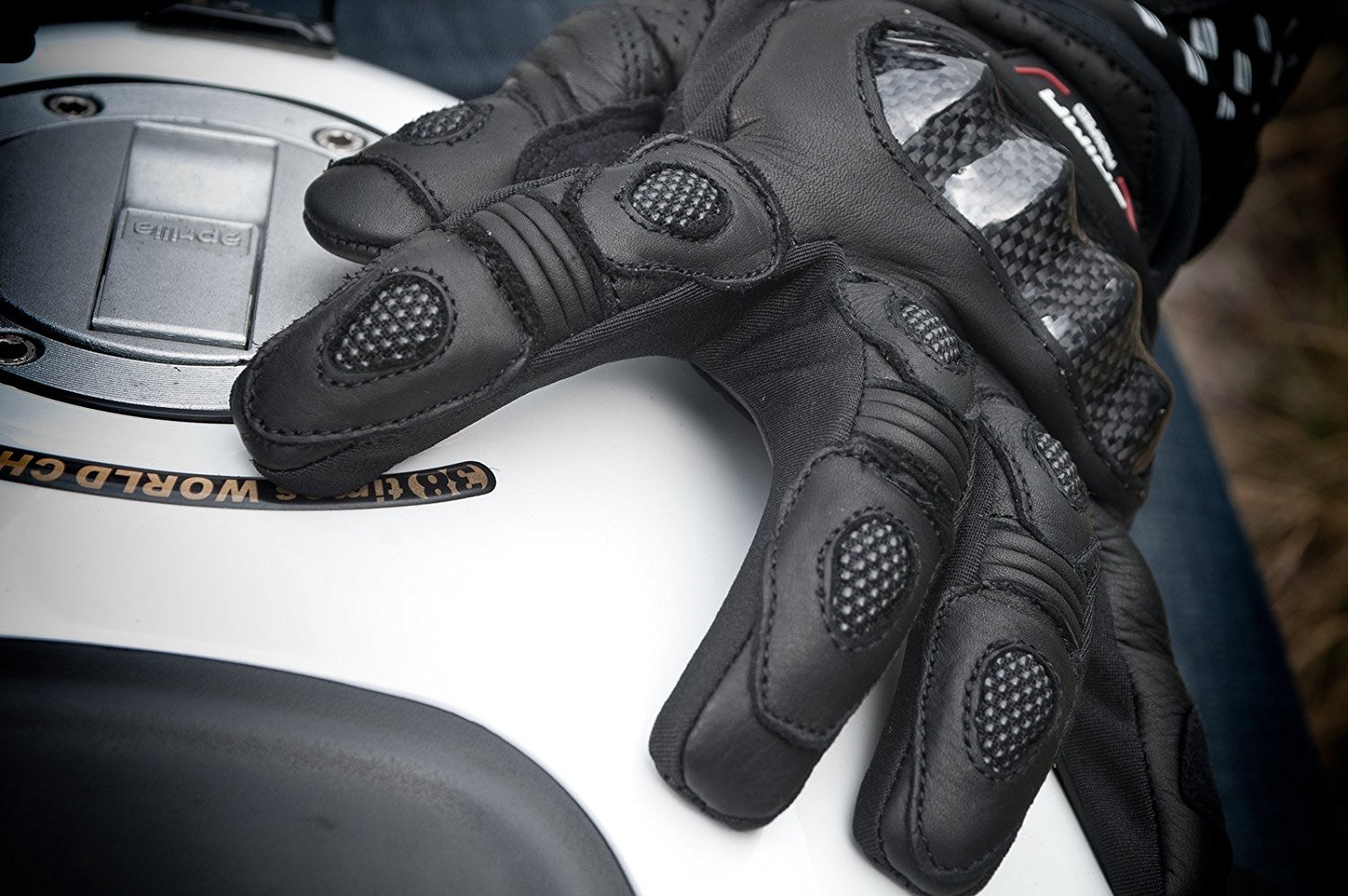 Shima PROSPEED męskie rękawice motocyklowe Superfabric Sport na lato, skóra (S-XXL, czarne), XXL