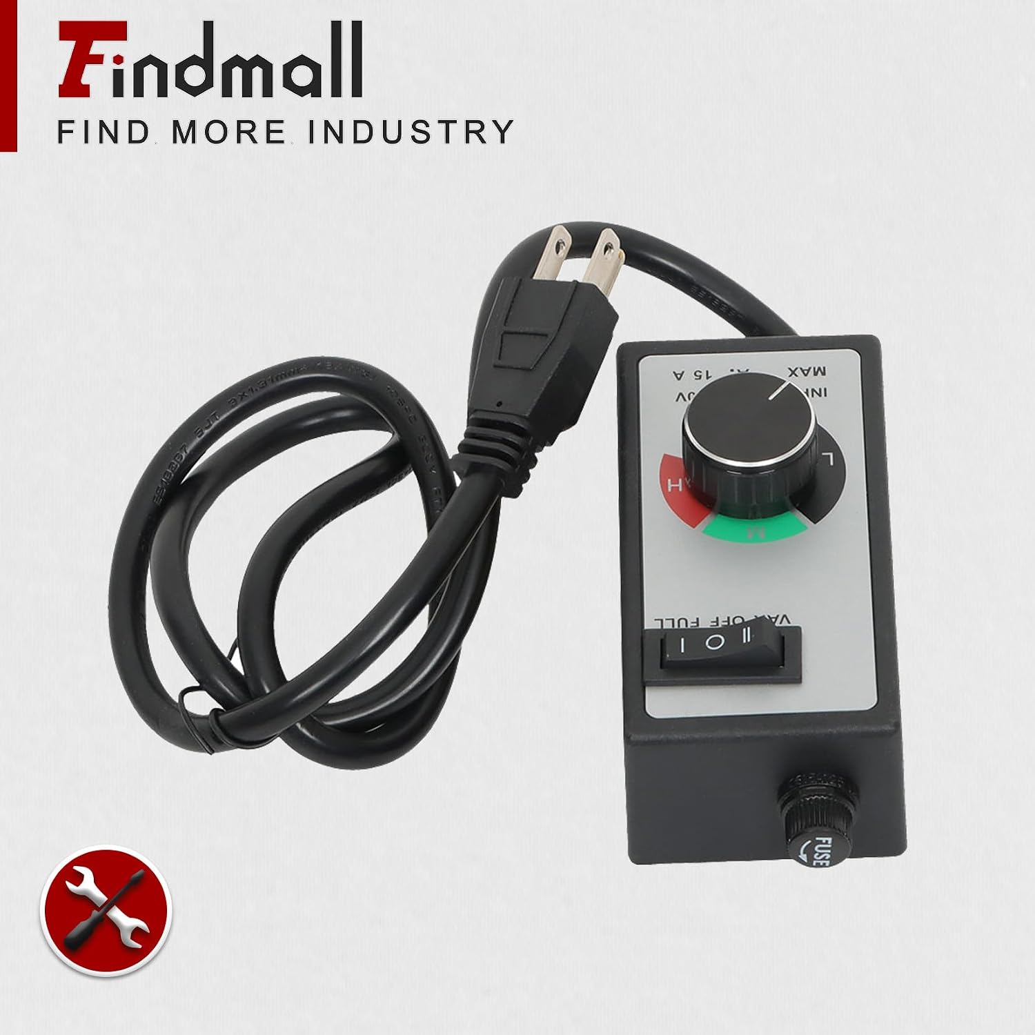findmall Replacement for Router Fan Variable Speed Controller Electric | Motor Rheostat AC 120V