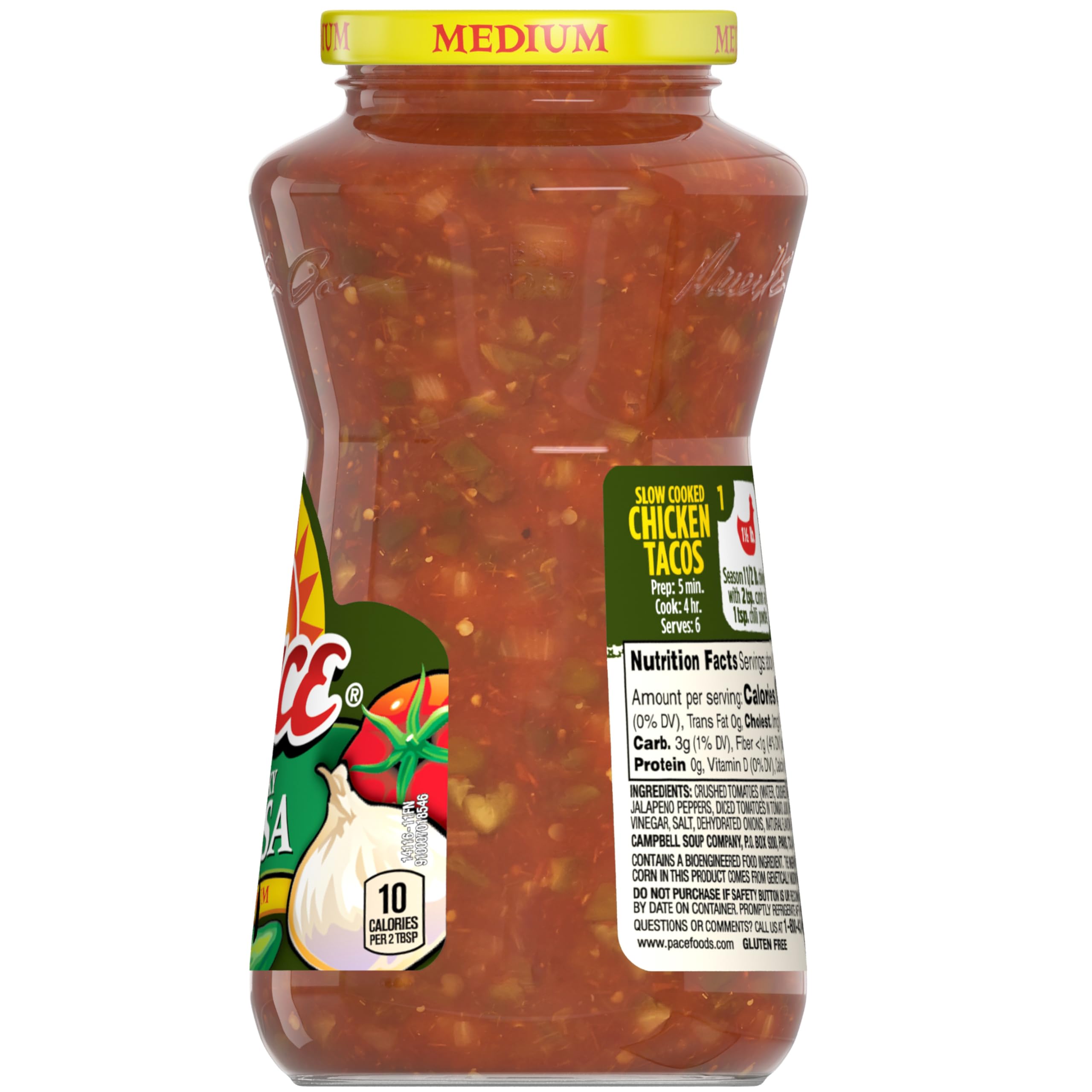 PACE SAUCE SALSA EPICEE MEDIUM - 453g / 16oz