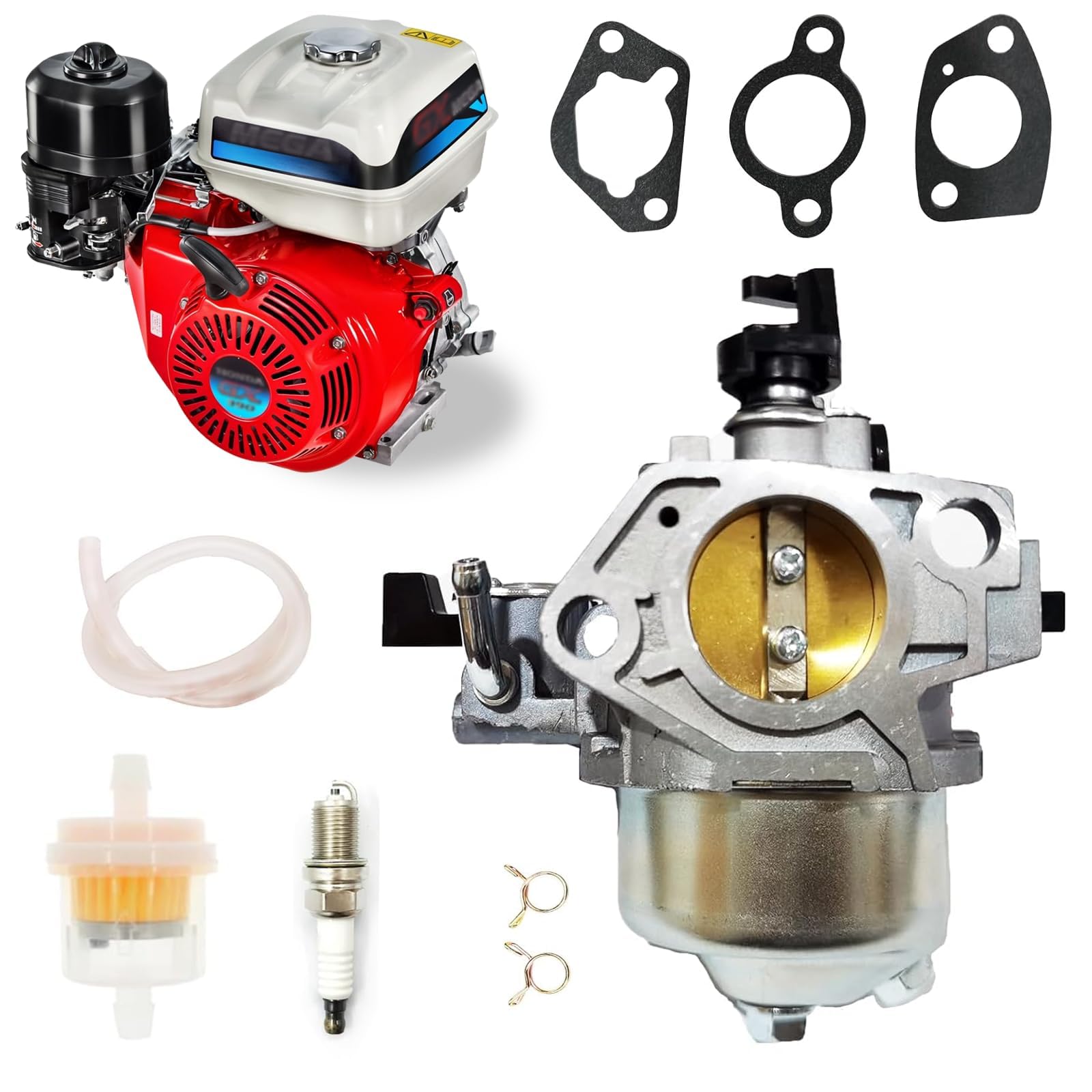 order Z6♡ Chikia Huayi P27 Carburetor Kit for 16100-ZF6-V01 Honda GX390