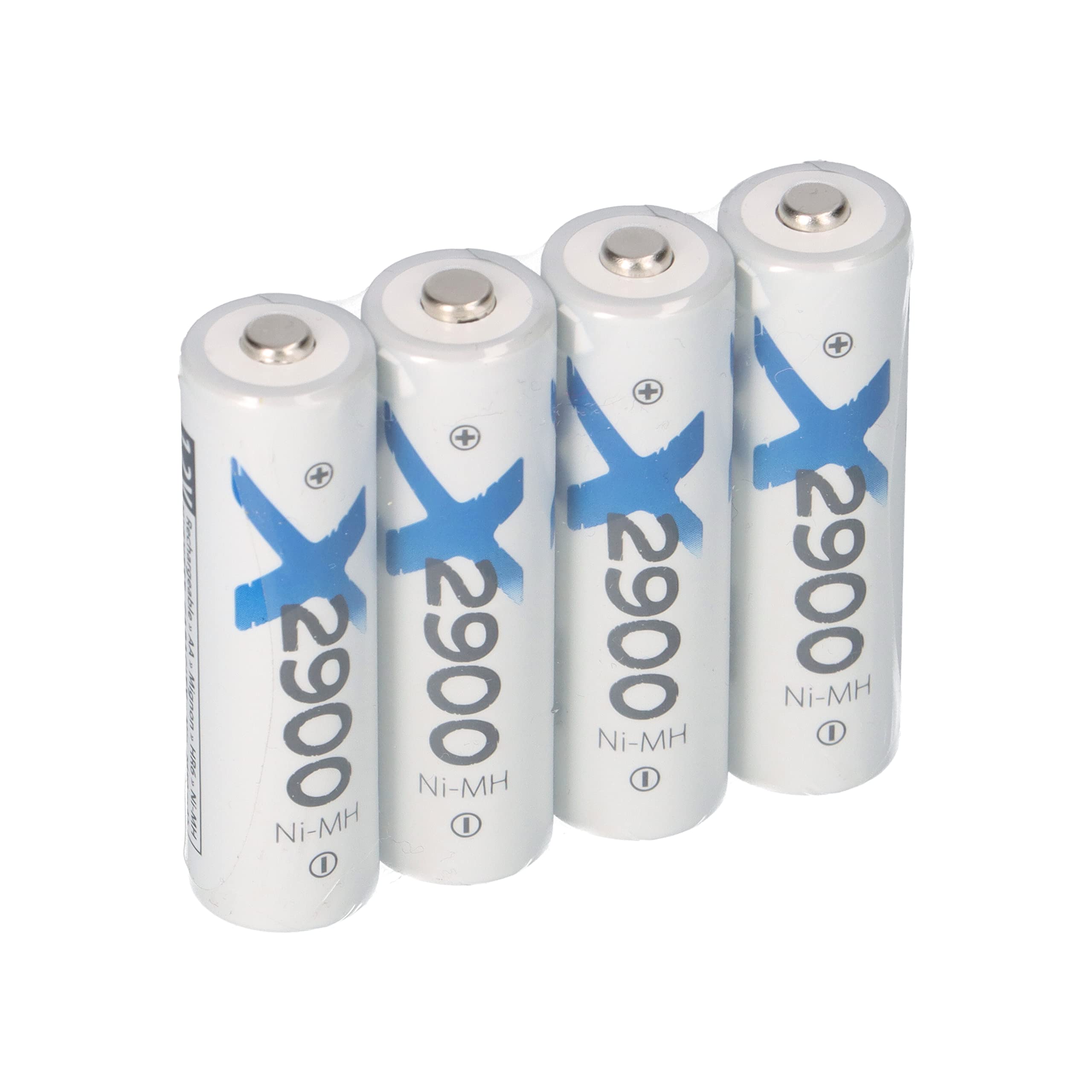 20 pilas tipo 2900 mAh 1,2 V NiMH Mignon AA | pilas recargables de alta capacidad | baja autodescarga | ideal para flash, Wii y Xbox Controller (20 x AA)