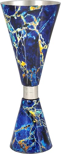 Miniatura 10 de Zion Judaica - Juego elegante de final de Shabbat Havdalah estilo contemporáneo chapado en níquel  Cáliz de copa de Kidush de forma moderna,