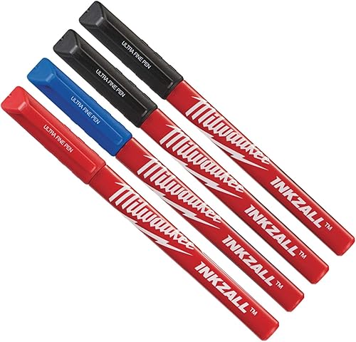 Milwaukee 48-22-3165 4PK INKZALL Color Ultra Fine Point Pen