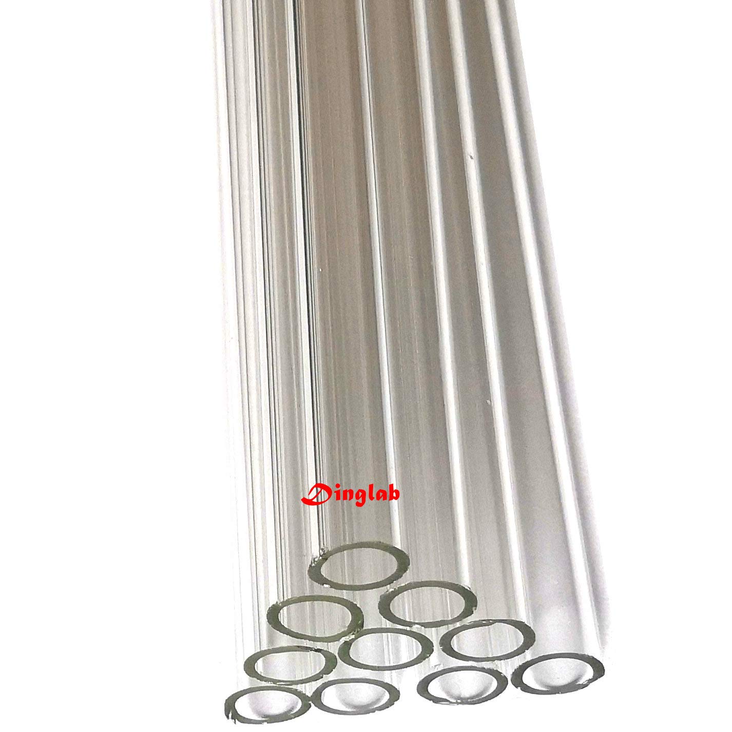 300mm,Blowing Glass Tube,OD 9mm,1.5mm Thcik,Made Form Borosilicate,10Pcs/Lot