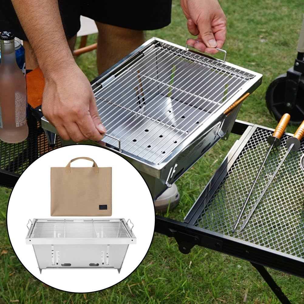 Gril Camping Portable Pliage pour rapide 1 Seconde Gril Camping