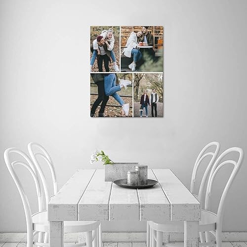 Miniatura 2 de Impresiones en lienzo personalizadas con tus fotos  Póster de arte de pared personalizado, regalos de fotos, lienzo enmarcado para mujer, regalos de