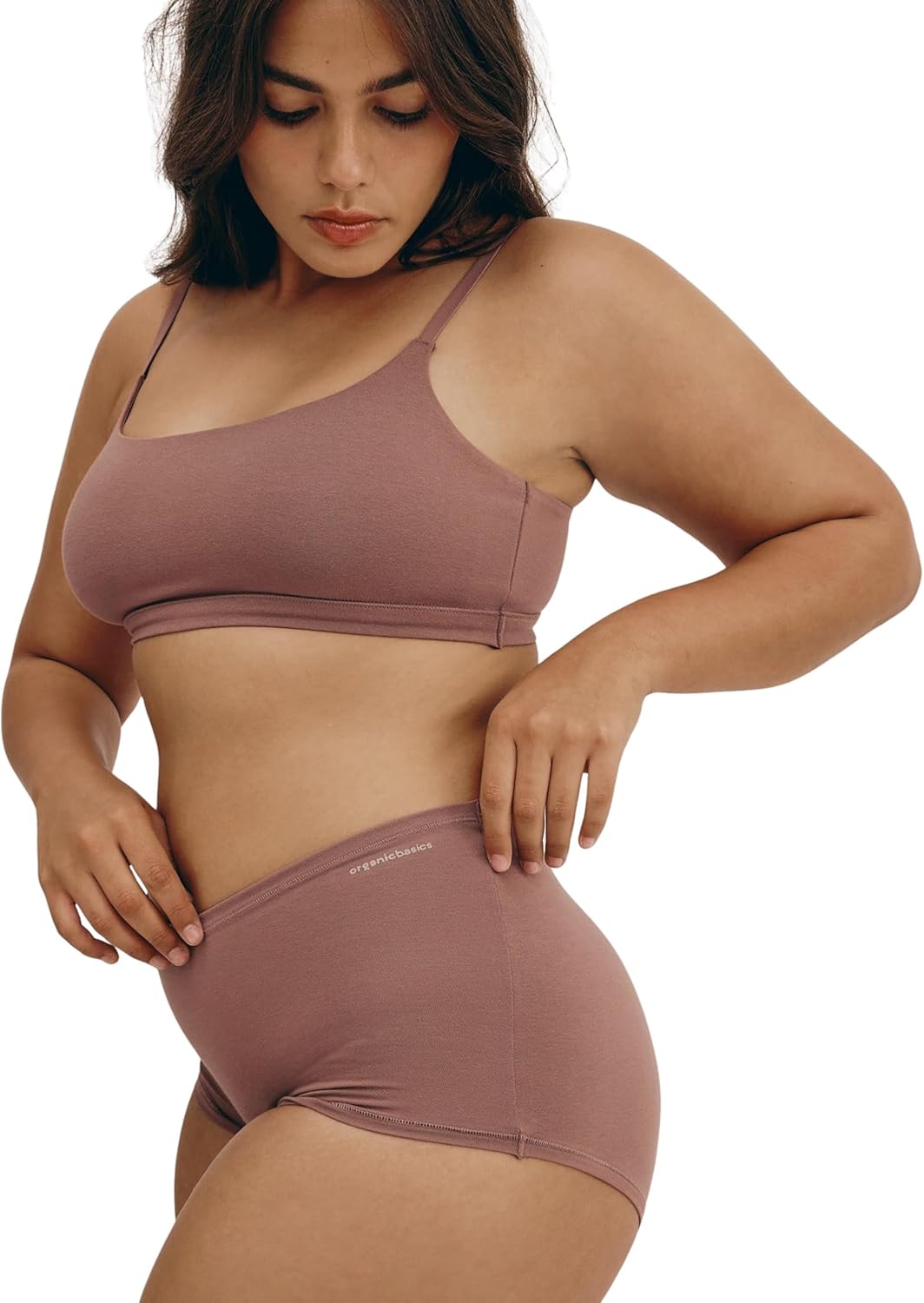 Organic Basics womens Flex Shorty Cotton Boyshort Underwear - Image 3