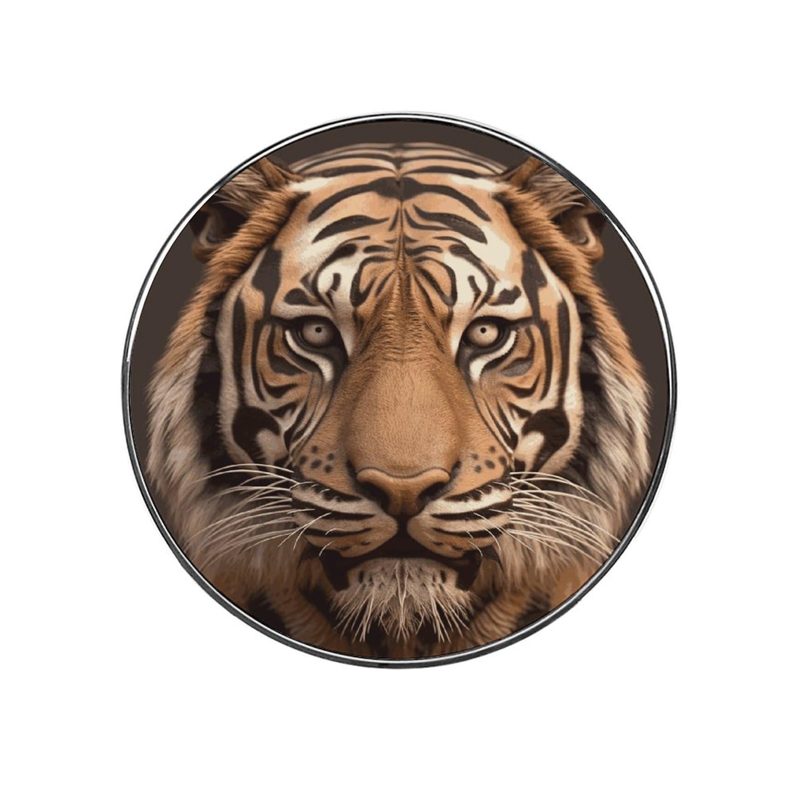 Tiger Head Fridge Magnet Magnetic Refrigerator Magnets Mini Round Kitchen Fridges Magnets for Kitchen Office Whiteboard Cabinet and Dishwasher