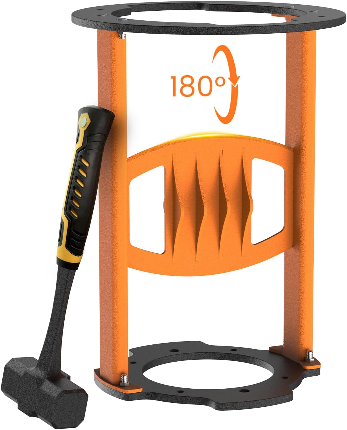 Log Wood Splitter with double-blade kindling cracker