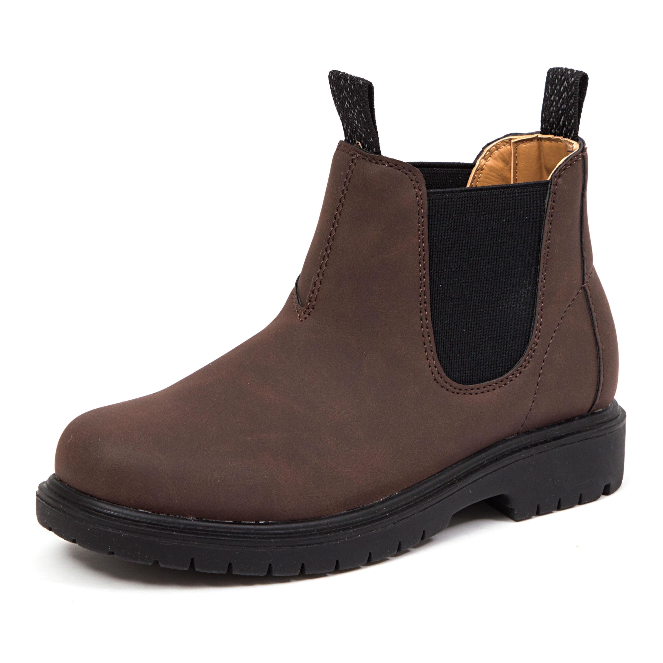 Deer StagsKids Unisex Brown Leather Casual Winter Bootie 9 Months