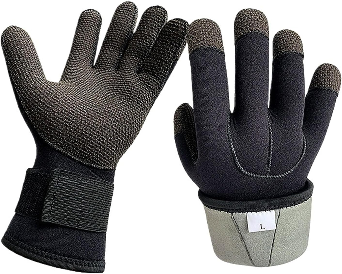 3/5mm Thickened Kevlar Gloves - Scratch-Proof, Warm Gloves for Diving, Spearfishing, Fish Hunting & Skiing