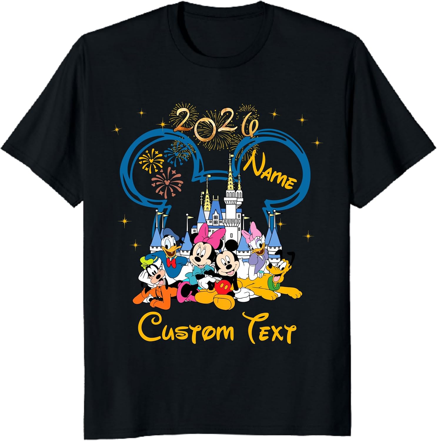 Custom Mickey and Minnie Family Vacation Shirts 2026, Personalized Matching Castle Tees, Group Birthday Trip 2026 Shirts