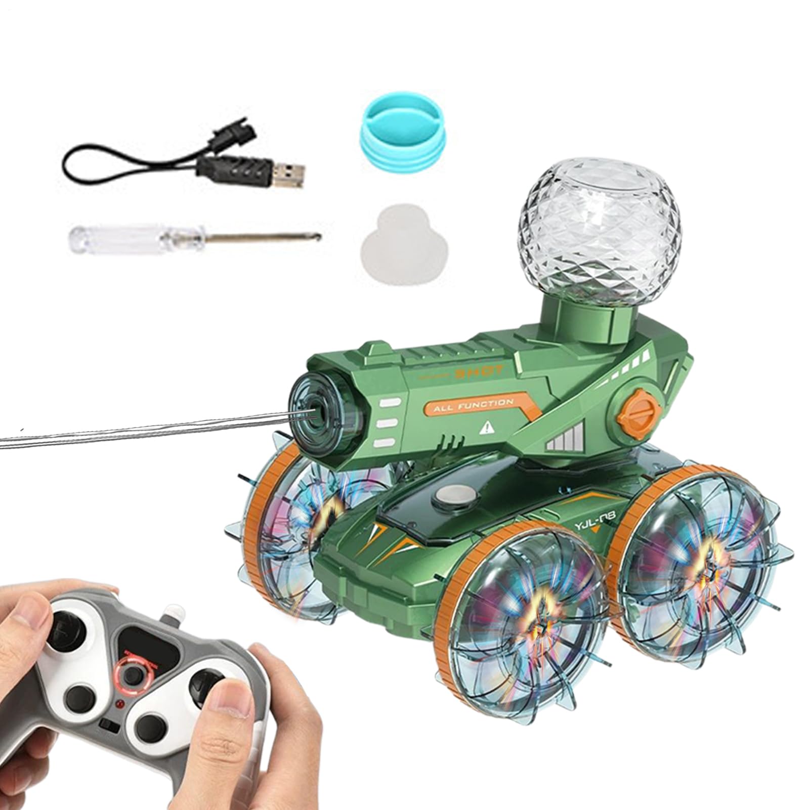 Camión RC Velocidad Ajustable Rociador de Agua de Largo Alcance Multiuso