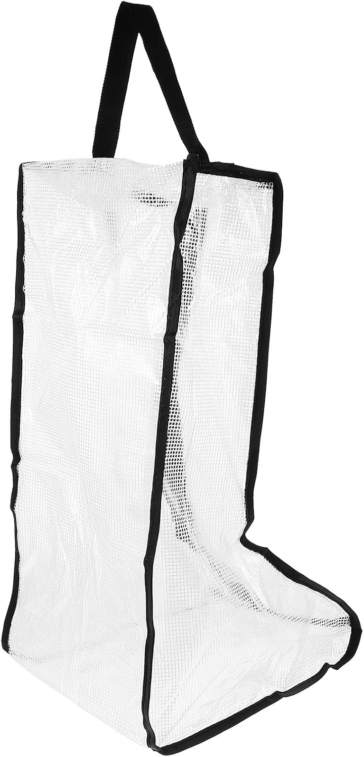 BESPORTBLE Boots Storage Bag Zippered Dustproof Shoe Organizer Large Black Reusable Protector Pouch for Travel and Home Storage 28x20x48cm