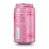 Vista 2 de POPPI - Soda prebiótica de frambuesa y rosas, 12fl. oz
