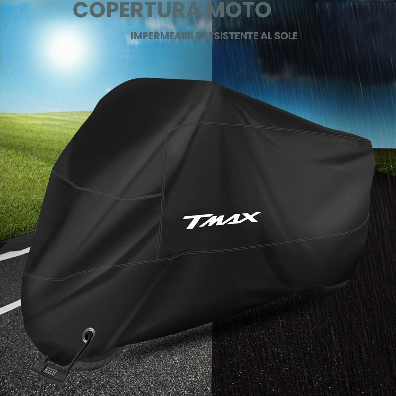Per Yamaha T-Max 500 TMAX 560 Telo Coprimoto Protezione UV Antipolvere Antineve Impermeabile Antipioggia Per Moto Da Esterno