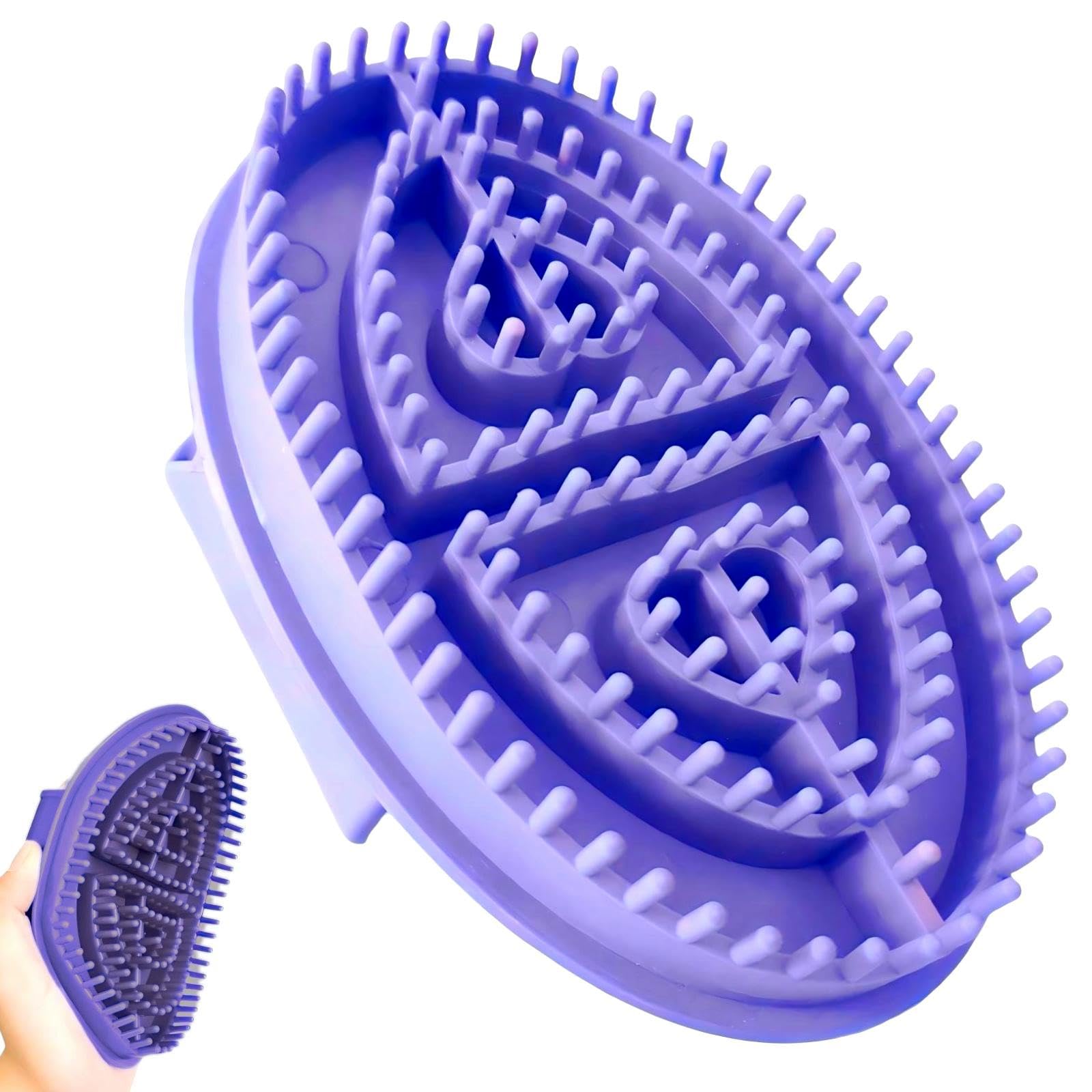 Meridian Body Massage Brush Acupressure Glove Bath Spa Tool Scalp Massager for Relaxation and Improved Circulation