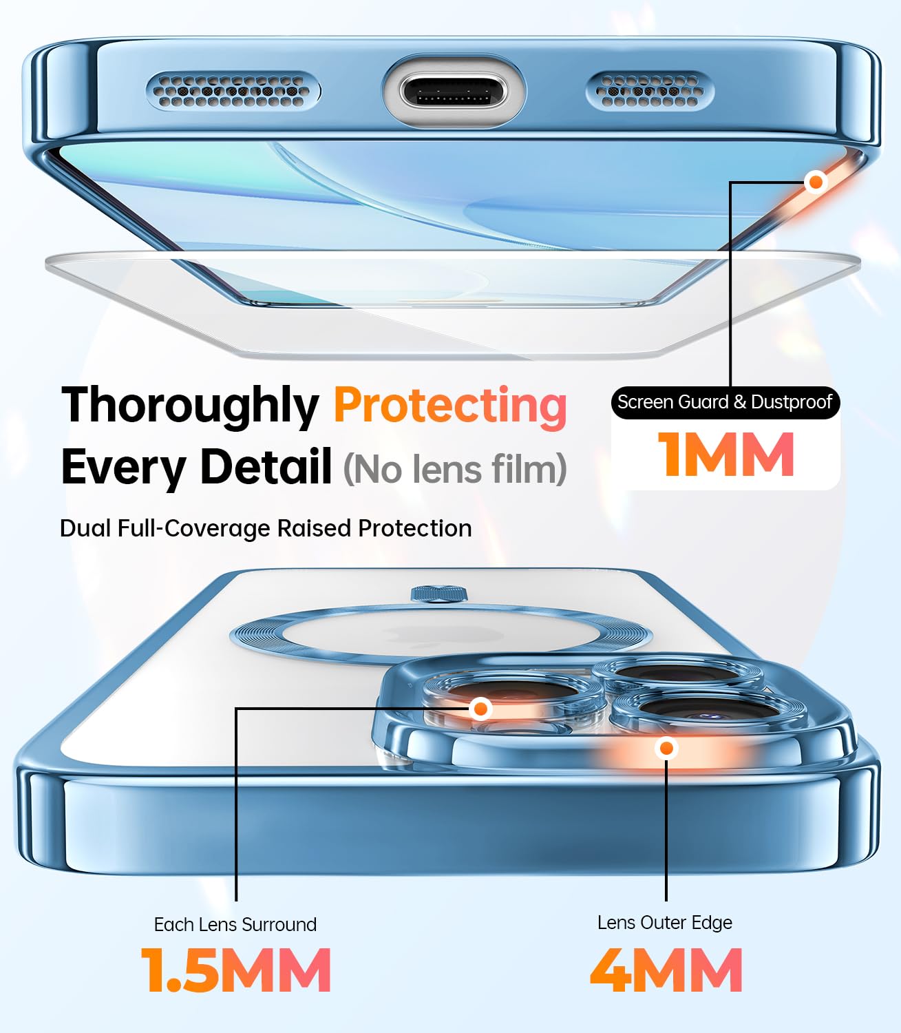 Meifigno Candy Series Case Designed for iPhone 16 Pro - Image 3