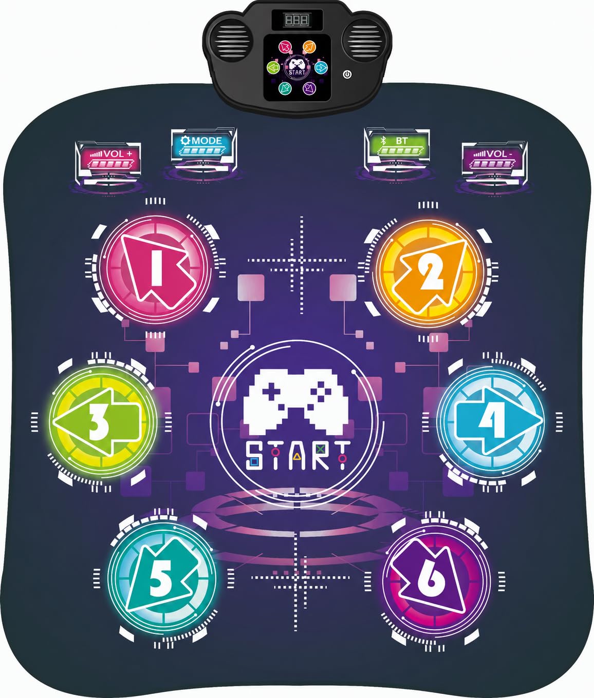 EagleStone Bluetooth Electronic Dance Mat for Kids with Built-in Music