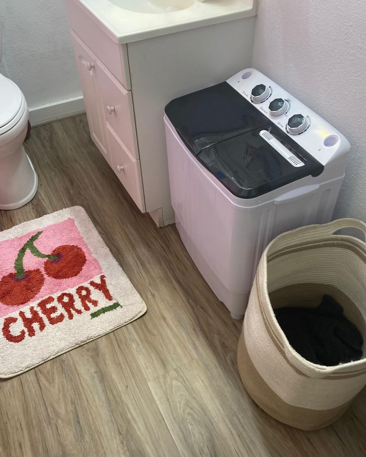 20/mo Finance Portable Washing Machine 17.6Lbs Capacity Washer and Dryer Combo 2 In 1 Mini