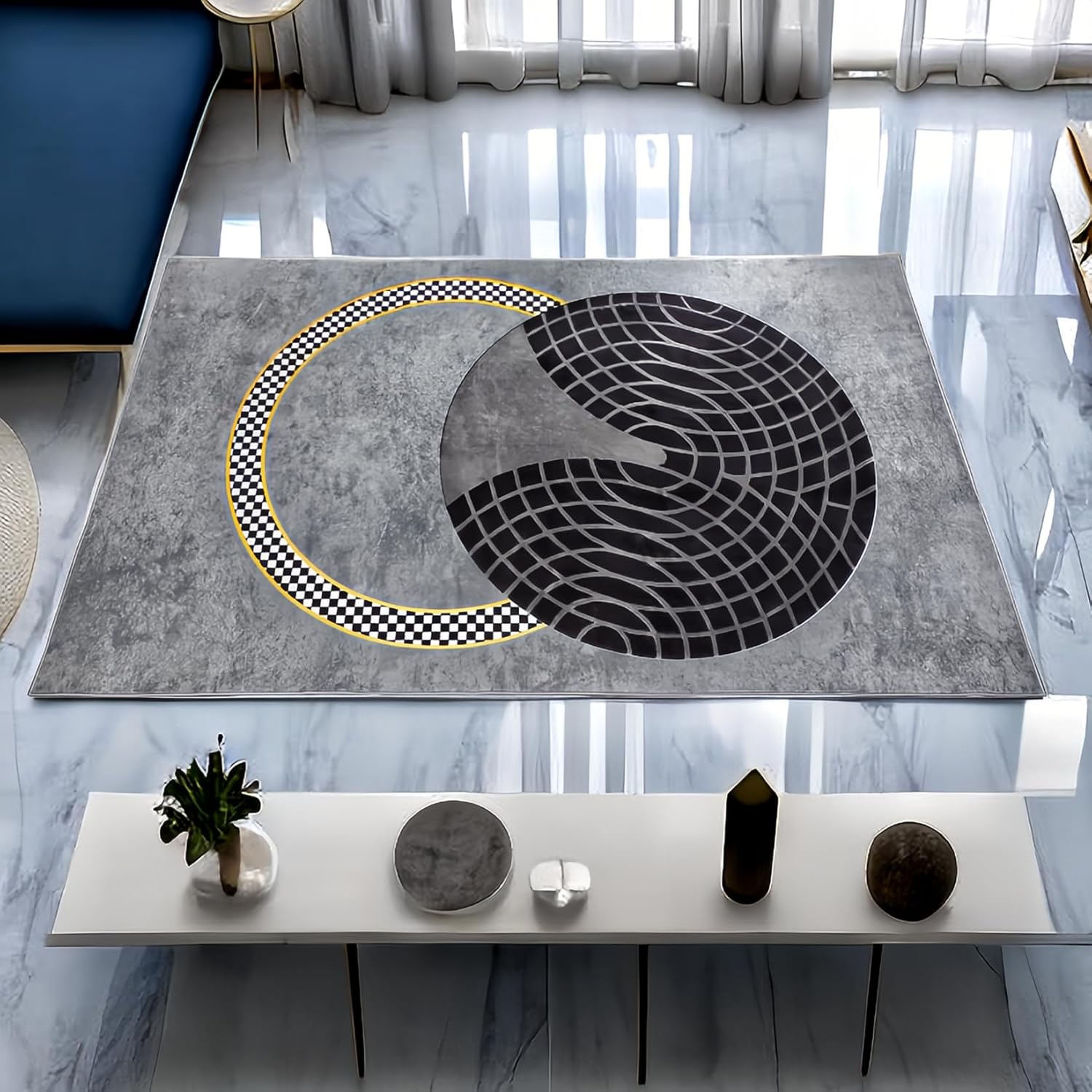 Flame Retardant Fireplace Rugs for Living Room Rugs Machine