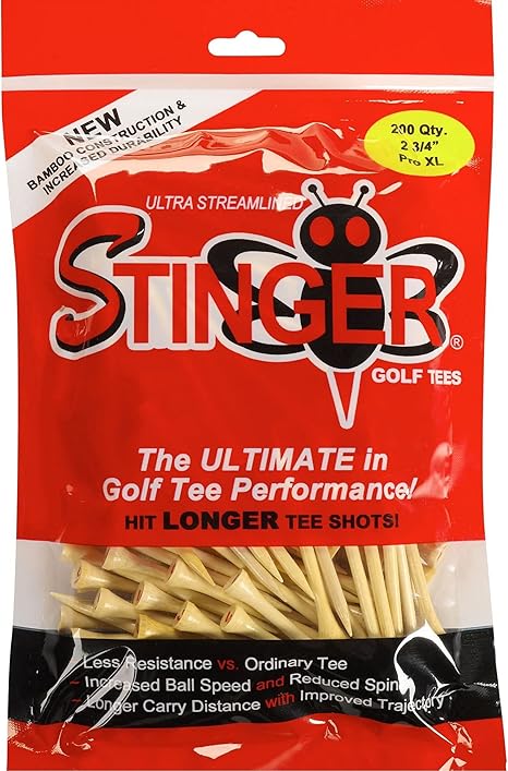 Review Stinger Pro XL Golf Tees 200 Count Review Stinger Pro XL Golf Tees 200 Count