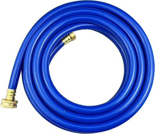 Miniatura 34 de Manguera de jardín de PVC de 1/2 pulgada, manguera de agua flexible con accesorios macho y hembra, sin fugas, resistente, para uso doméstico, al