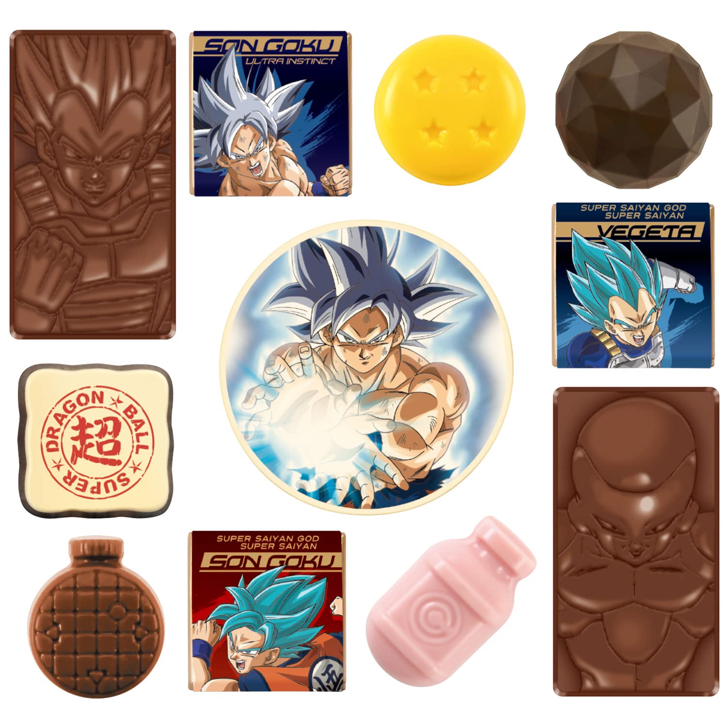 Amazon | ハート ドラゴンボール超スペシャル缶 1缶(チョコ11個