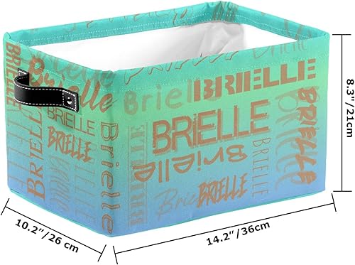 Miniatura 7 de Contenedores de almacenamiento personalizados con nombre para niños, canastas organizadoras con asas para organizar juguetes de niños y niñas,