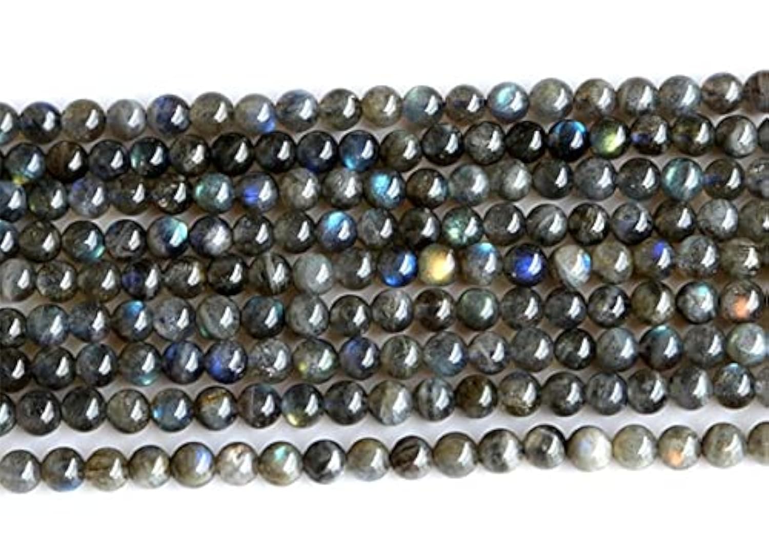 Labradorite bleue naturelle 10mm LKBEADS pierres de qualité gemme pour bijoux DIY