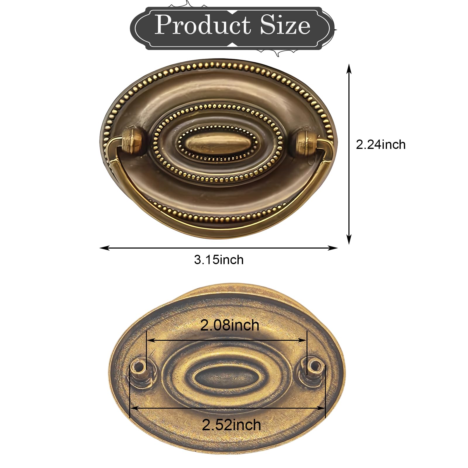 Bronze Cabinet Pulls - Elegant Drawer Handles -2 Bronze Cabinet Pulls - Elegant Drawer Handles -2
