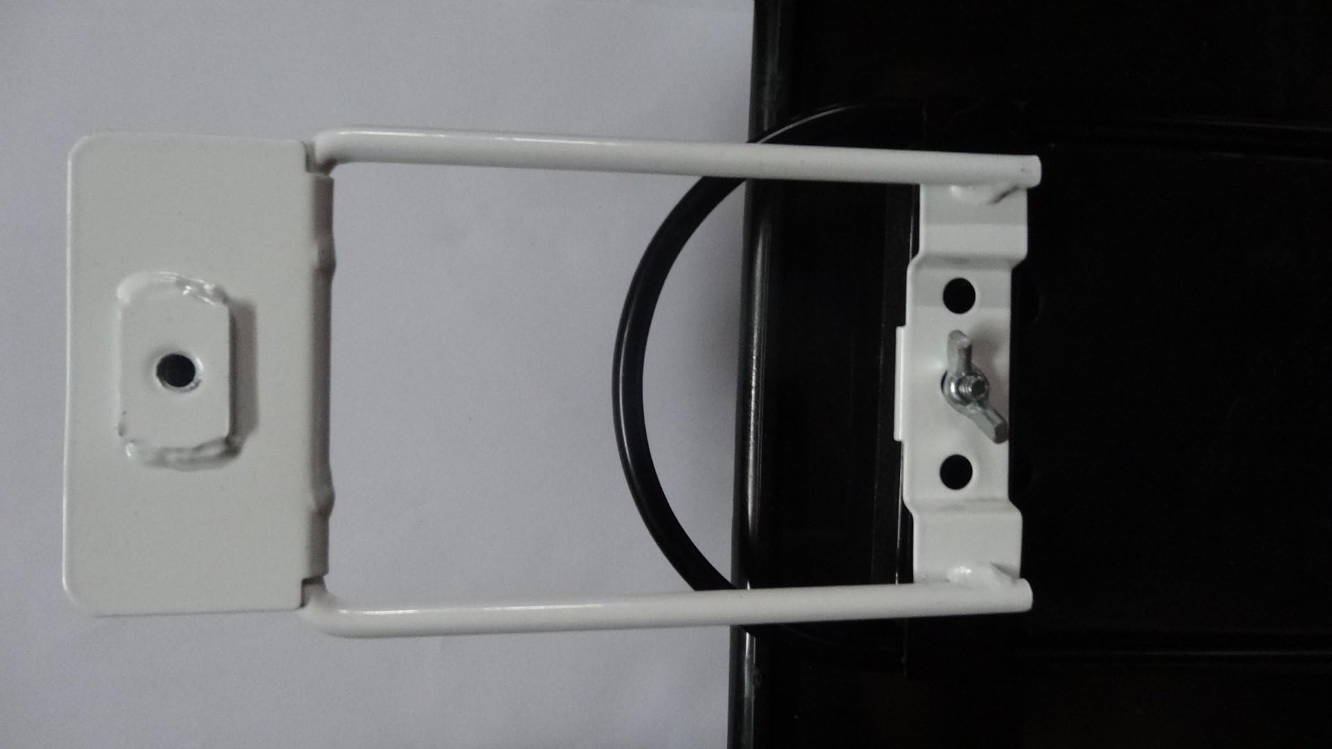 1 Case of 12 White Universal Stake Rider Adapter- Attaches to Most Wire Posts so You Can a Rider to Your Post