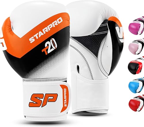 Starpro Guantes de boxeo para niños con seguridad, comodidad y estilo para jóvenes campeones, varios tamaños y colores para niñas y niños