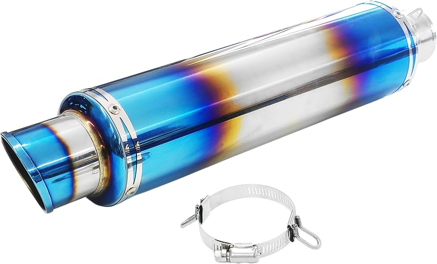 Amazon | a305 ステン焼 チタン焼 風 GT サイレンサー スリップオン Amazon | a305 ステン焼 チタン焼 風 GT サイレンサー スリップオン