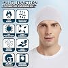 Headshion Gorros de Algodón 100% para Dormir, Gorros de Cráneo para Hombre y Mujer 5