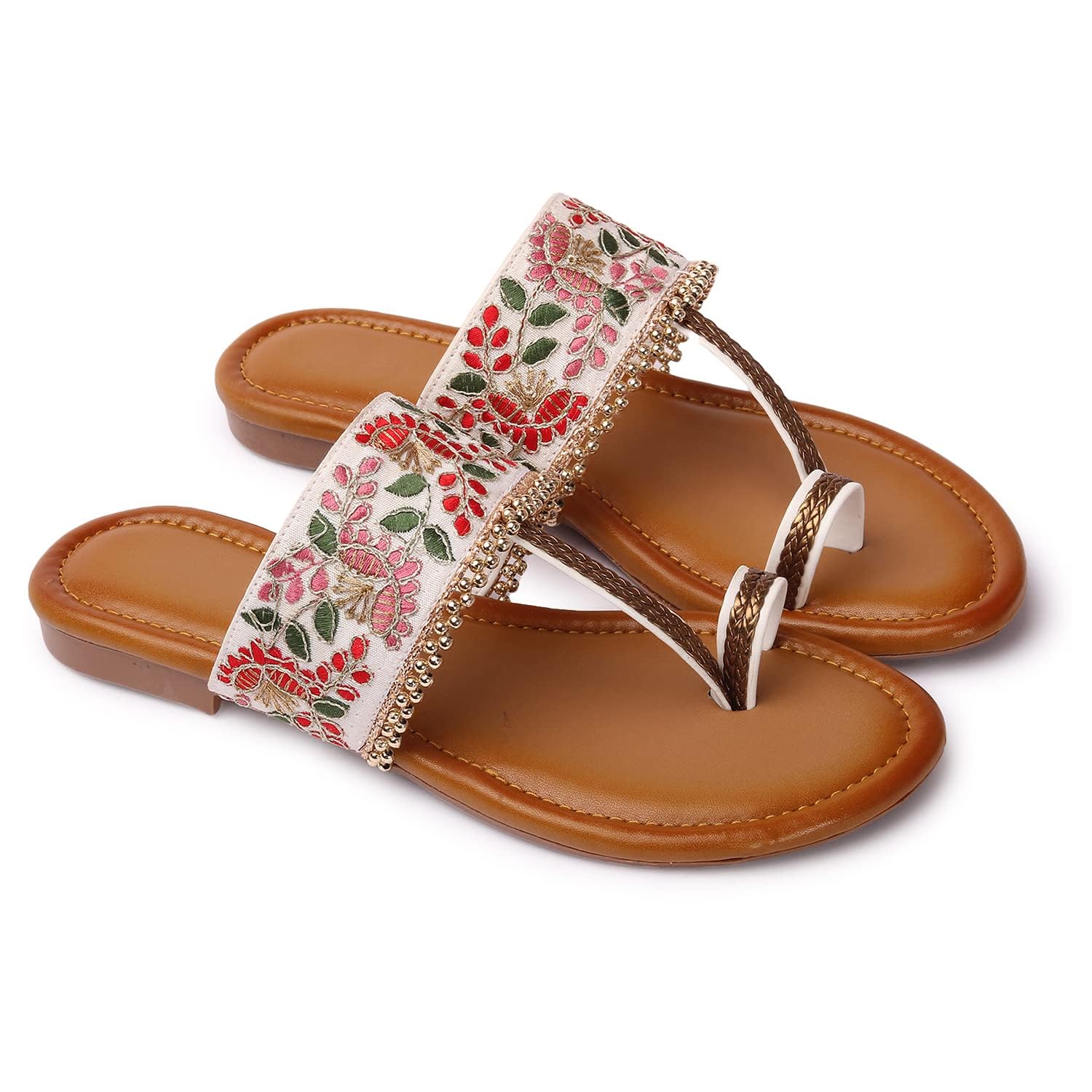 Kolhapuri Chappal For Baby Girl Handcrafted Kolhapuri KK-86 Girls