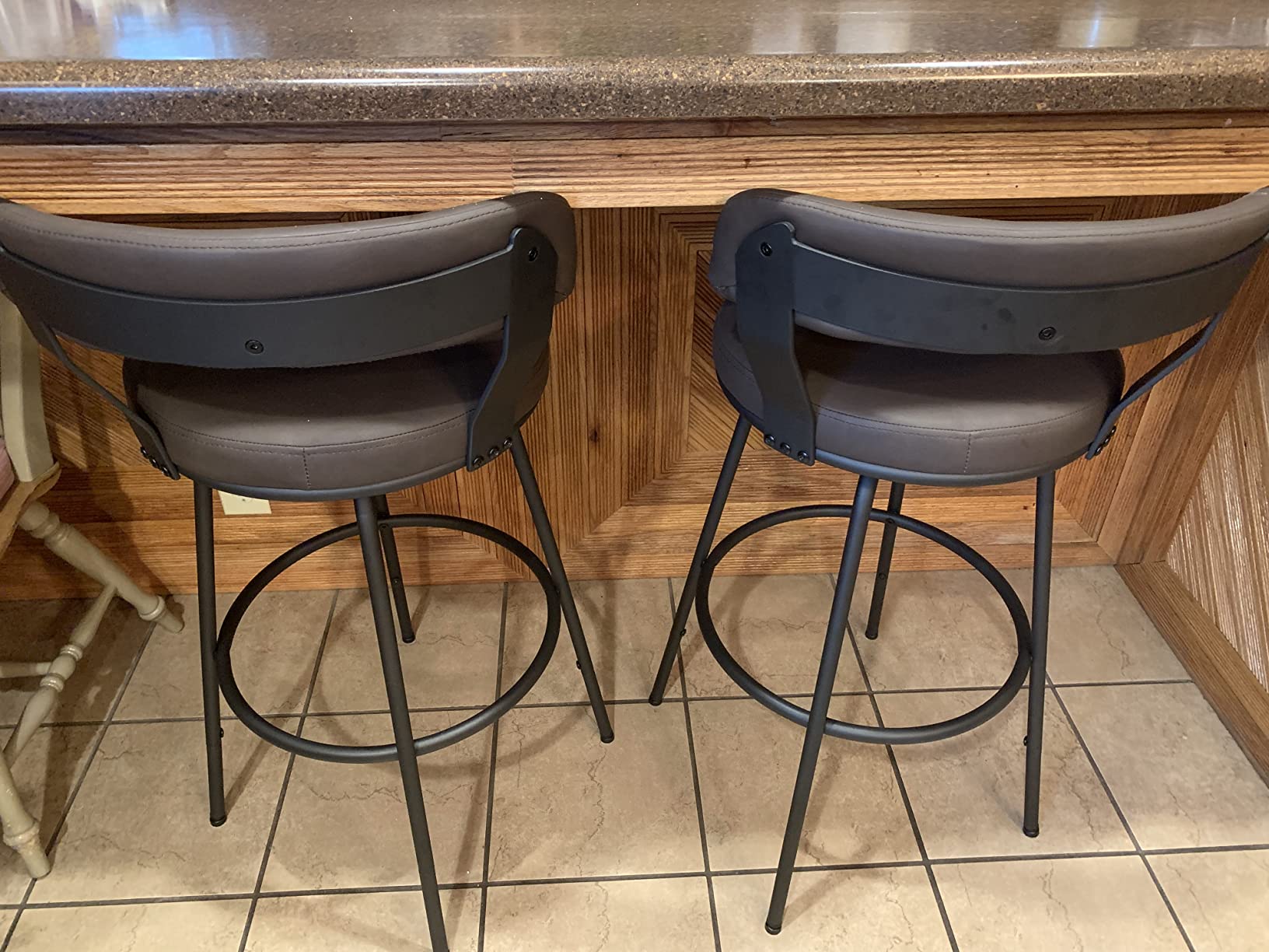 33/mo Finance FERFALDER Bar Stools Set of 2Swivel Counter Height